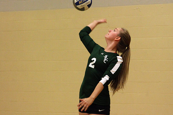 Women’s Volleyball Downed 3-0 at Regis before Sweeping Dean 3-0